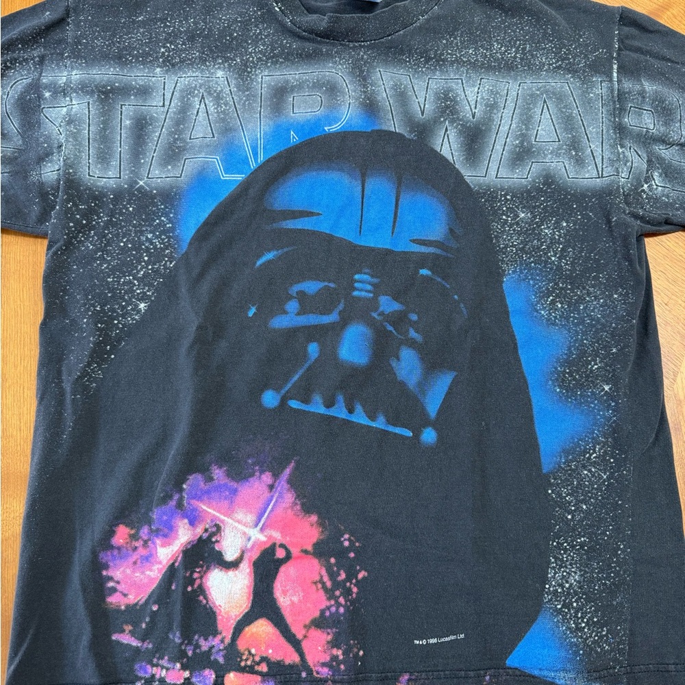 Vintage Star Wars Black Graphic T-Shirt
